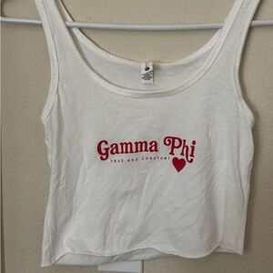 Gphi/ gamma phi beta baby tank💞⭐️